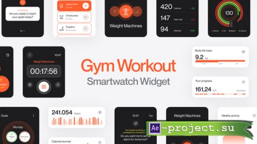 Videohive - Smartwatch Widget - 65674737 - Project for After Effects